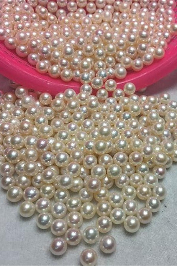 Classy 8-9mm Round Freshwater Loose Pearl P36