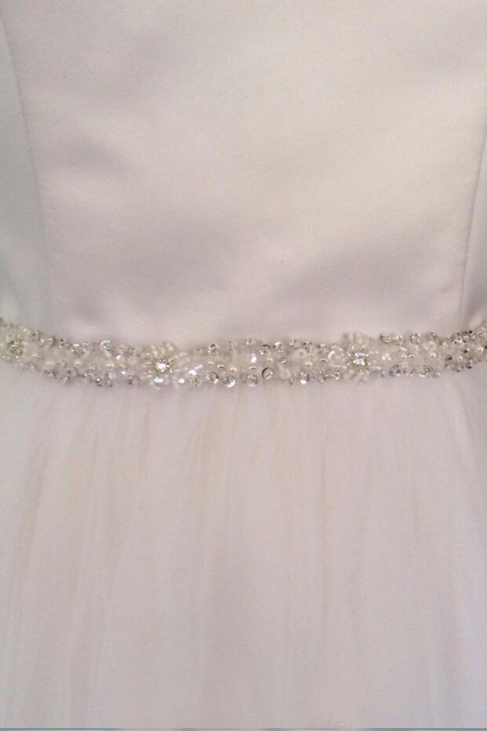 Thin shop bridal sash