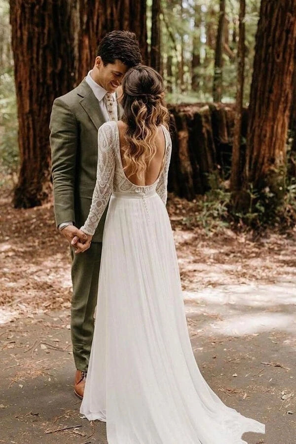 Long sleeve lace wedding top shop