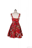 Beautiful Patterns Elegant Backless Short Vintage Dress For Girls V2