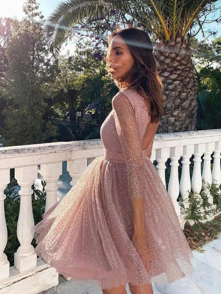 Formal dresses long sleeve short hotsell