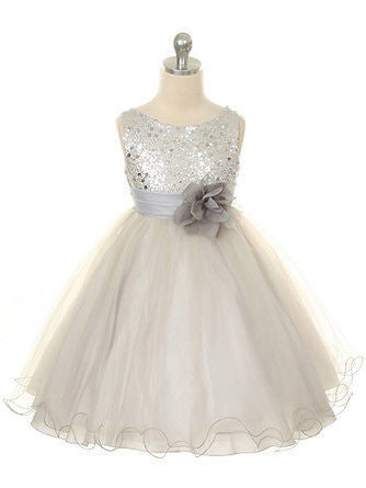 Ball Gown Flower Girl Dress,Tulle Flower Girl Dresses,Long Flower Girl Dress