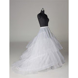 Tulle Wedding Petticoats Accessories White Floor Length OKP4