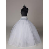 Fashion Ball Gown Wedding Petticoats Accessories White Floor Length OKP5