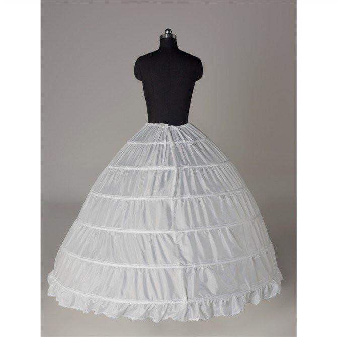 Fashion Ball Gown Wedding Petticoats Accessories White Floor Length OKP8