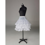 Fashion Short Wedding Dress Petticoats Accessories White OKP12