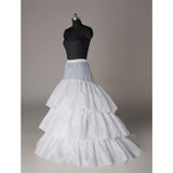 Fashion Wedding Petticoats Accessories Layers White Floor Length OKP14