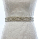 All Around Beading Bridal Belt Wedding Sashes Crystal Jeweled Sash BS9