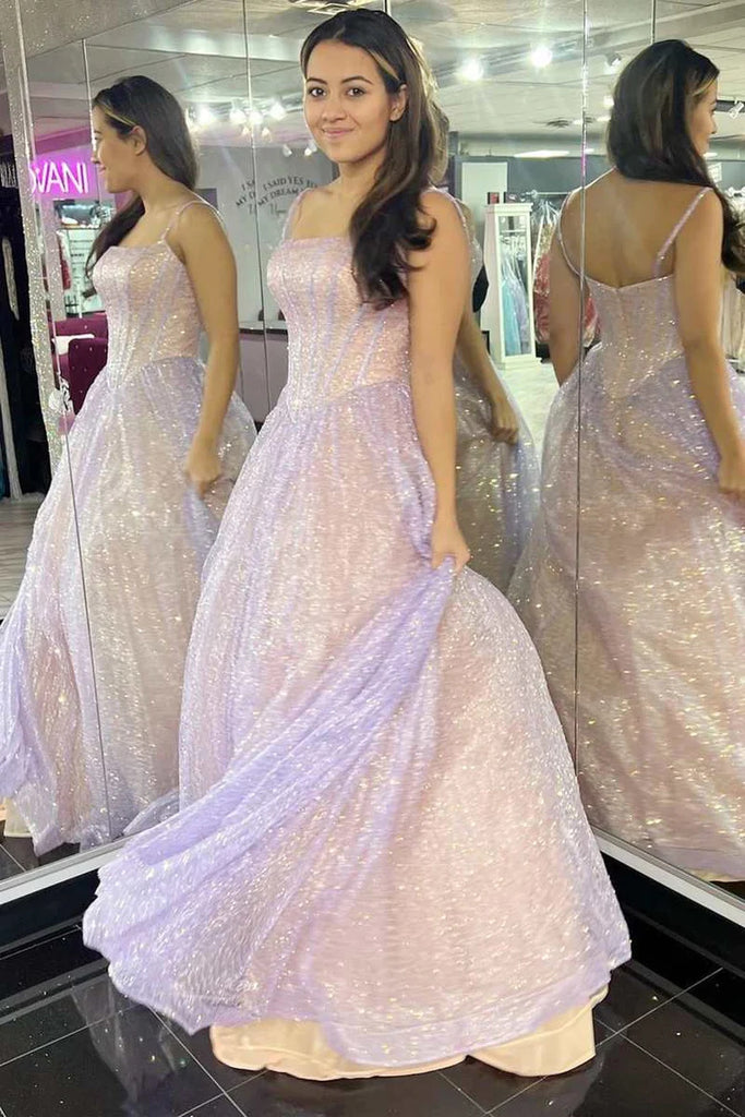 Fairytale 3D Flowers Orange Satin Two-piece Prom Dress - Lunss