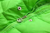 Outdoor Down Wear Simple Cheap Green Women Warm Down Jacket D13