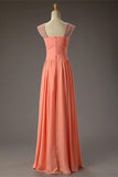 Pretty  Long Chiffon Beading Handmade Classy Prom Dress K141