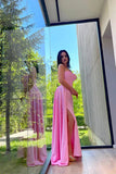 Elegant Mermaid Sweetheart Pink Prom Dresses Long Formal Evening Dress OK1965