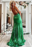 Stunning Lilac Sequins Mermaid Long Prom Dresses Formal Evening Dresses OK1693