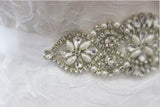 Beautiful Inspired Bridal Belts Pearl Rhinestone BS8