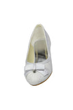 Lace Low Heel Simple Handmade Wedding Shoes S11