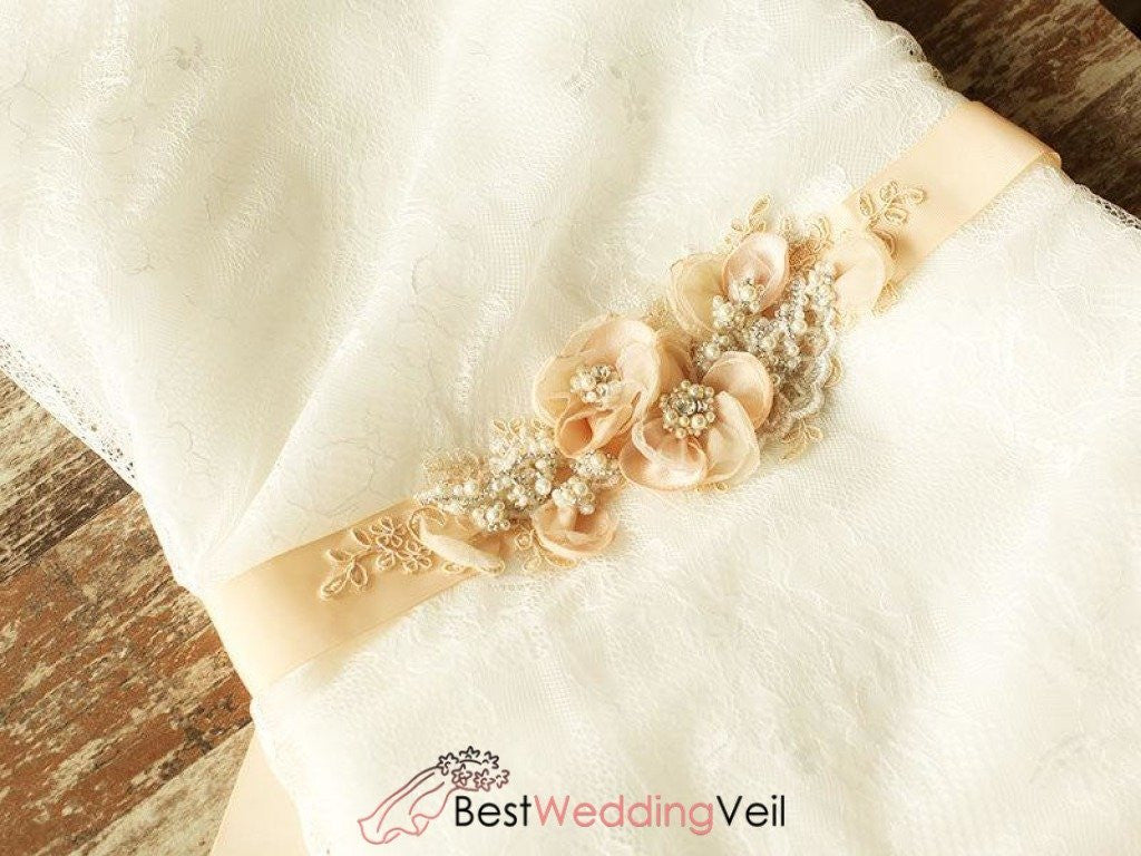 Blush sale bridal sash
