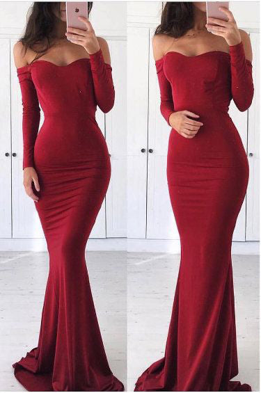 Style FSWD0968 Faeriesty Size M Velvet Burgundy Red Mermaid Dress on Queenly