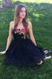 Black Lace Homecoming Dresses