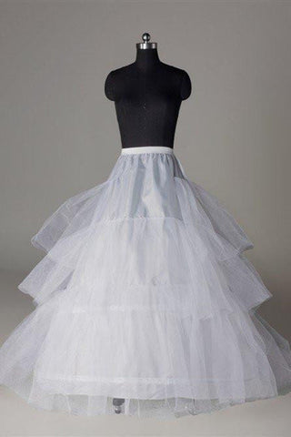 Tulle Wedding Petticoats Accessories White Floor Length OKP4