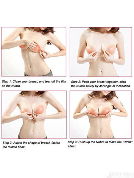 Silicone 3/4 Cup Strapless Extreme Lift Wedding Party Bra