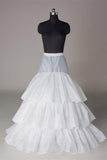 Fashion Wedding Petticoats Accessories Layers White Floor Length OKP14